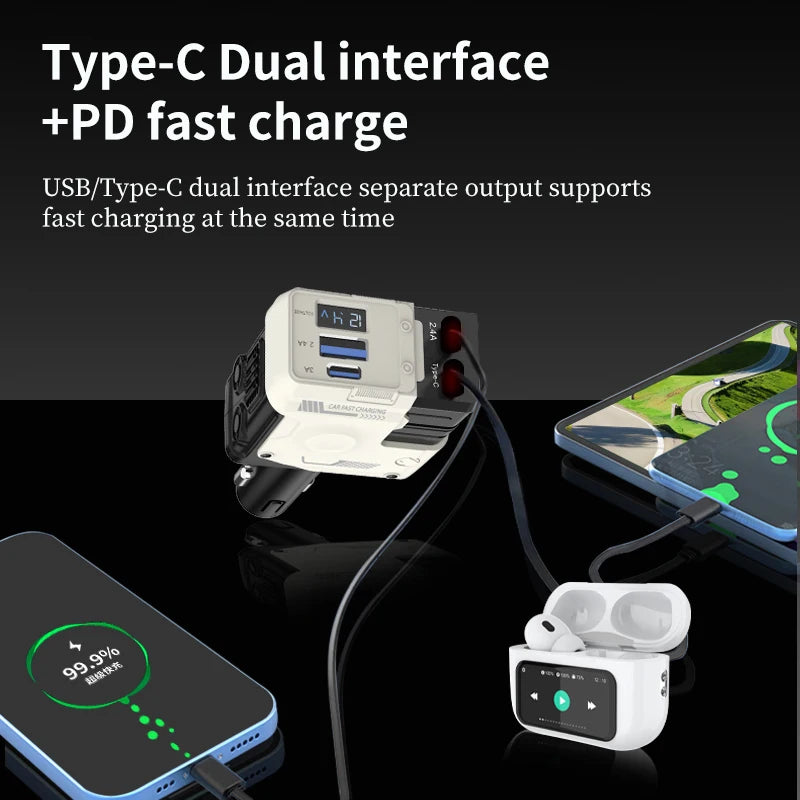 120W Retractable Charger - DeeNoy