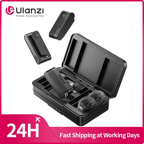 Ulanzi A100 Wireless Lavalier Microphone - DeeNoy