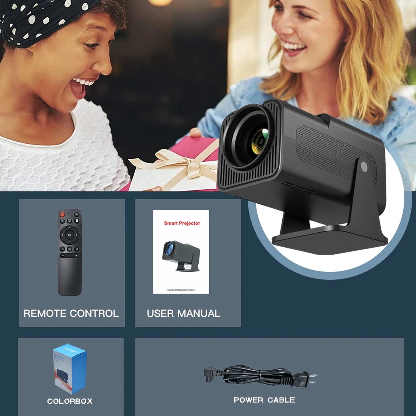 Y6S Portable Smart Projector