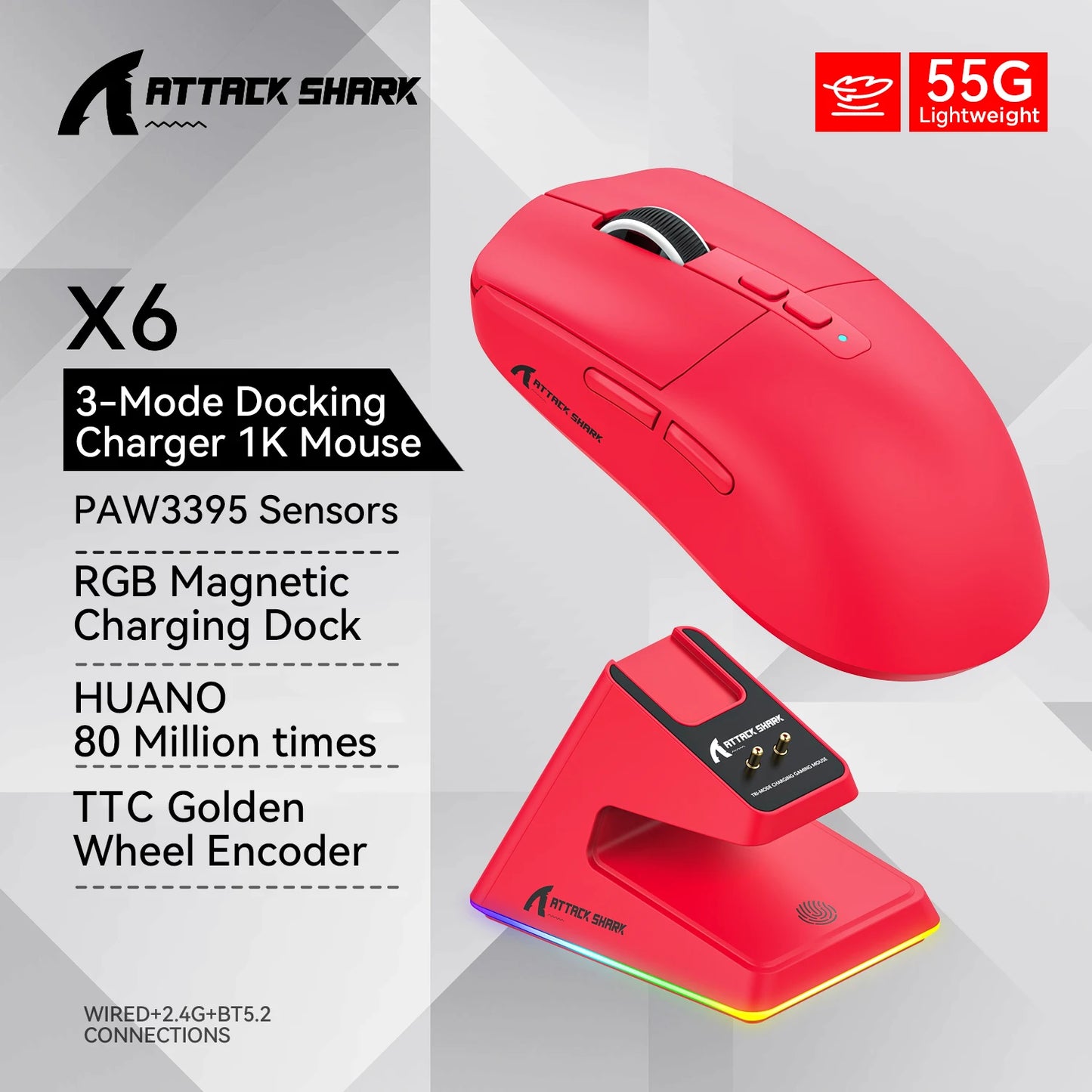 Bluetooth Gaming Mouse - DeeNoy