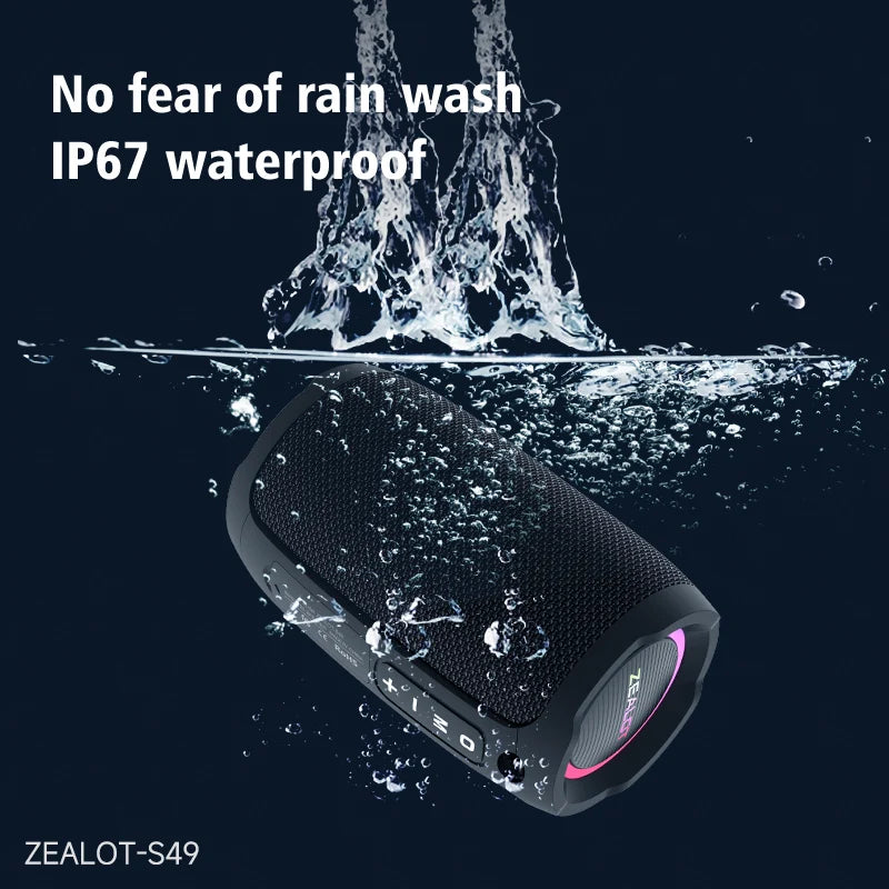 Zealot S49 Portable Wireless Speaker - DeeNoy