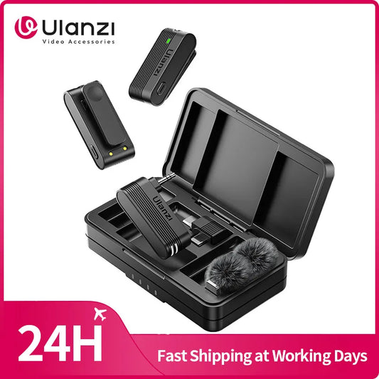 Ulanzi A100 Wireless Lavalier Microphone - DeeNoy