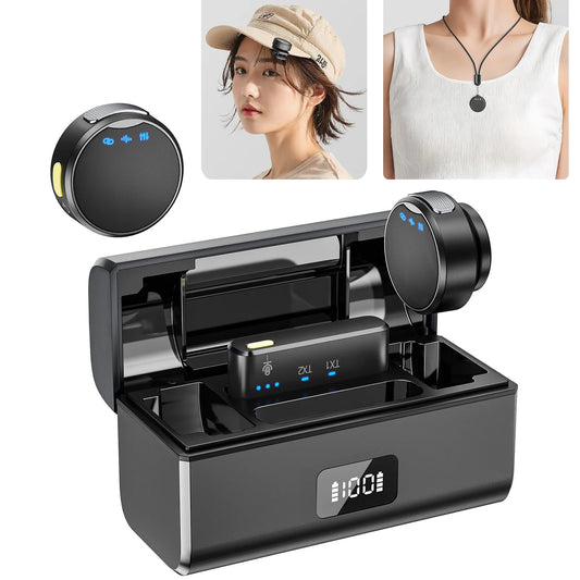 100M Wireless Lavalier Microphone with Charging - DeeNoy
