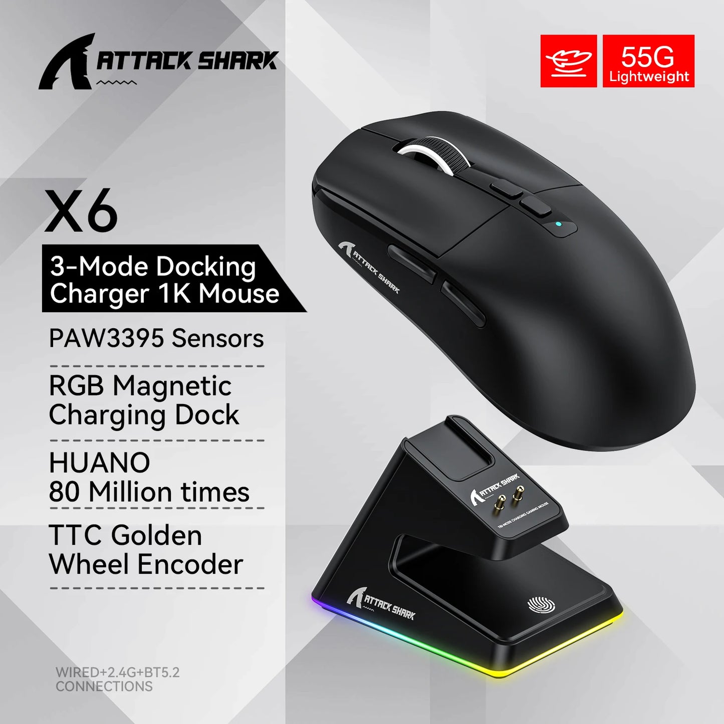 Bluetooth Gaming Mouse - DeeNoy