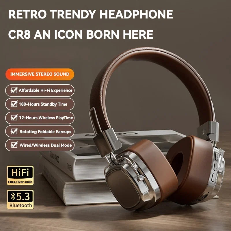 Retro Wireless Headphones - DeeNoy