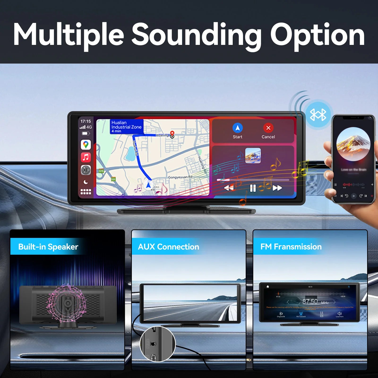 Universal Wireless Carplay Stereo - DeeNoy