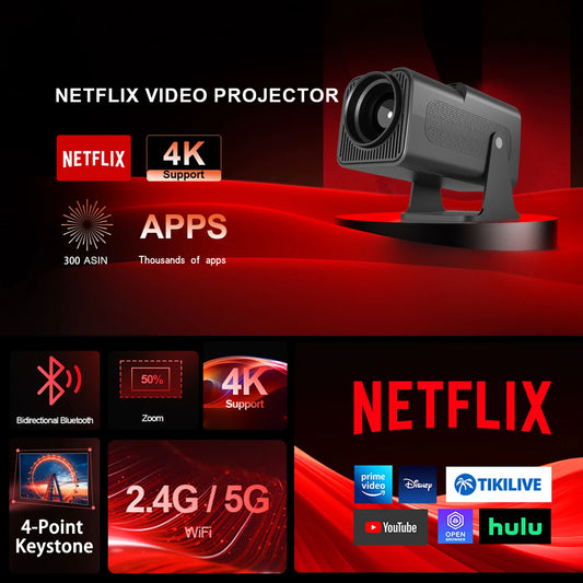 Y6S Portable Smart Projector