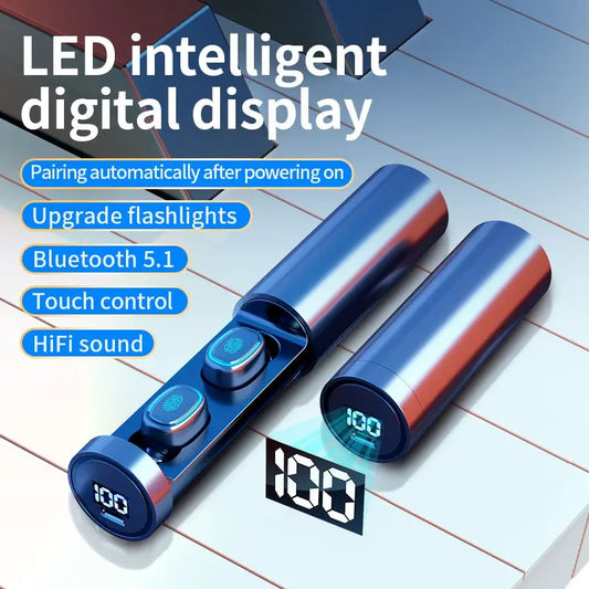 Digital Display Earbuds - DeeNoy